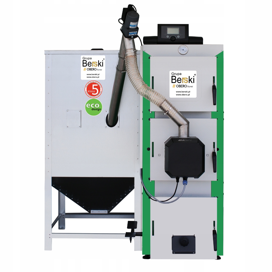 Hybridný viacpalivový kotol Hybridný 24 kW horák na drevené pelety KIPI Berski